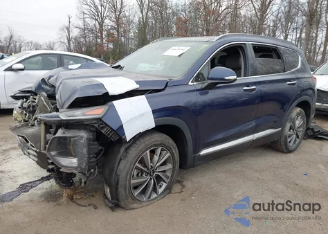 2019 Hyundai Santa Fe Limited z USA, uszkodzony, nr VIN 5NMS53AD7KH042519